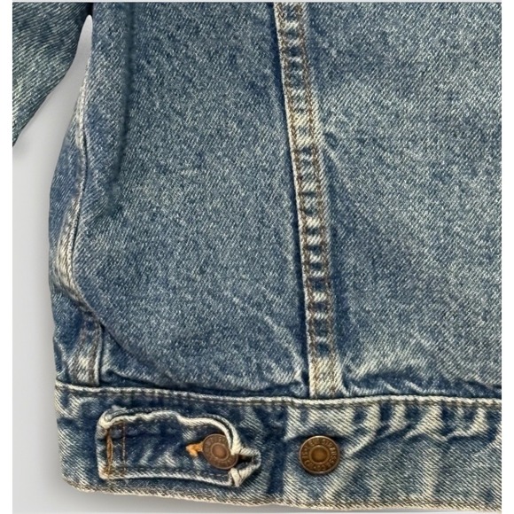 VTG Levi's Type III Trucker Denim Jean Jacket 70505 2016 USA 70s-80s Medium Wash - Picture 8 of 16